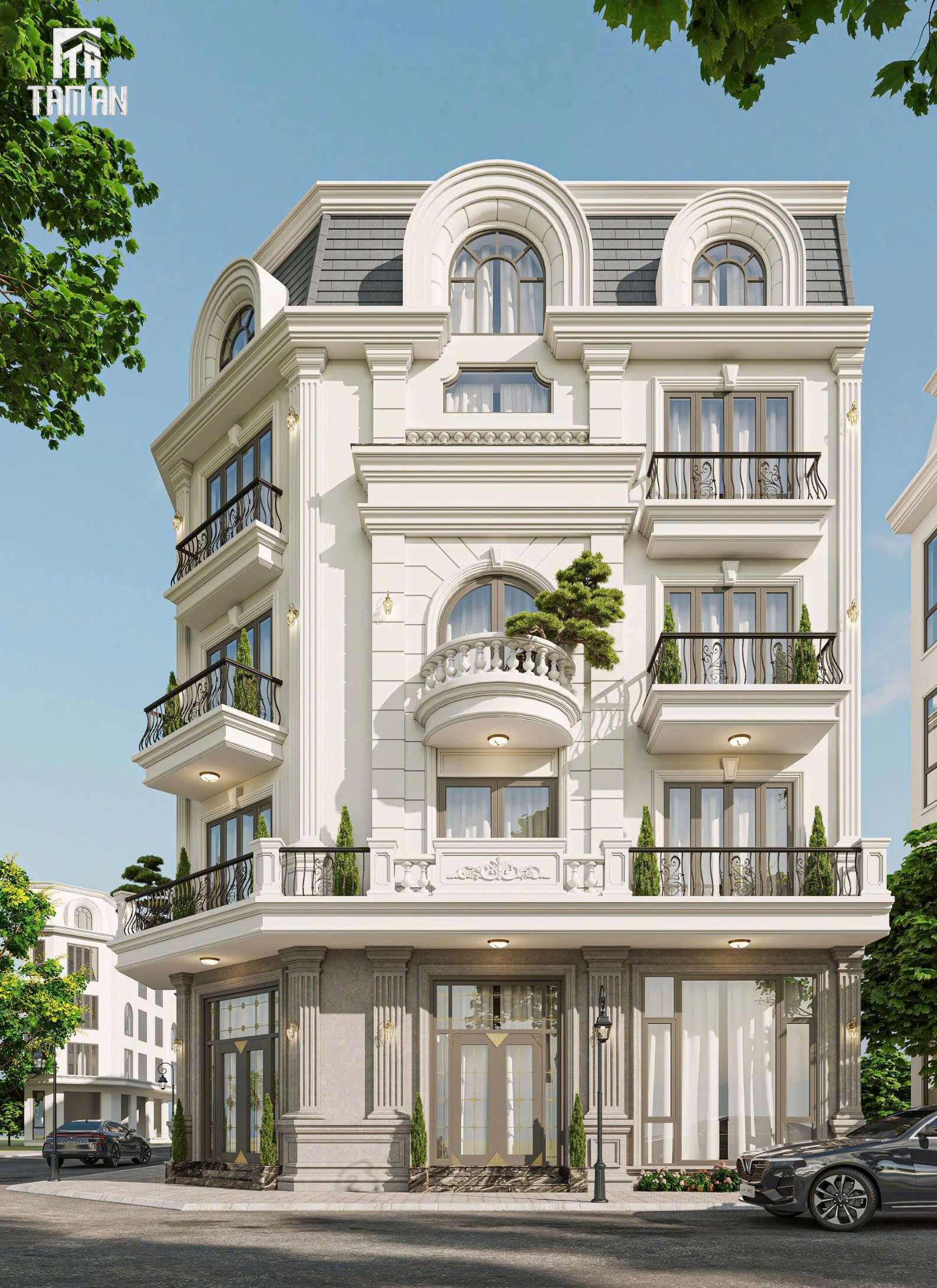 Hệ mái Mansard vừa cổ điển, tối giản lại tối ưu về công năng