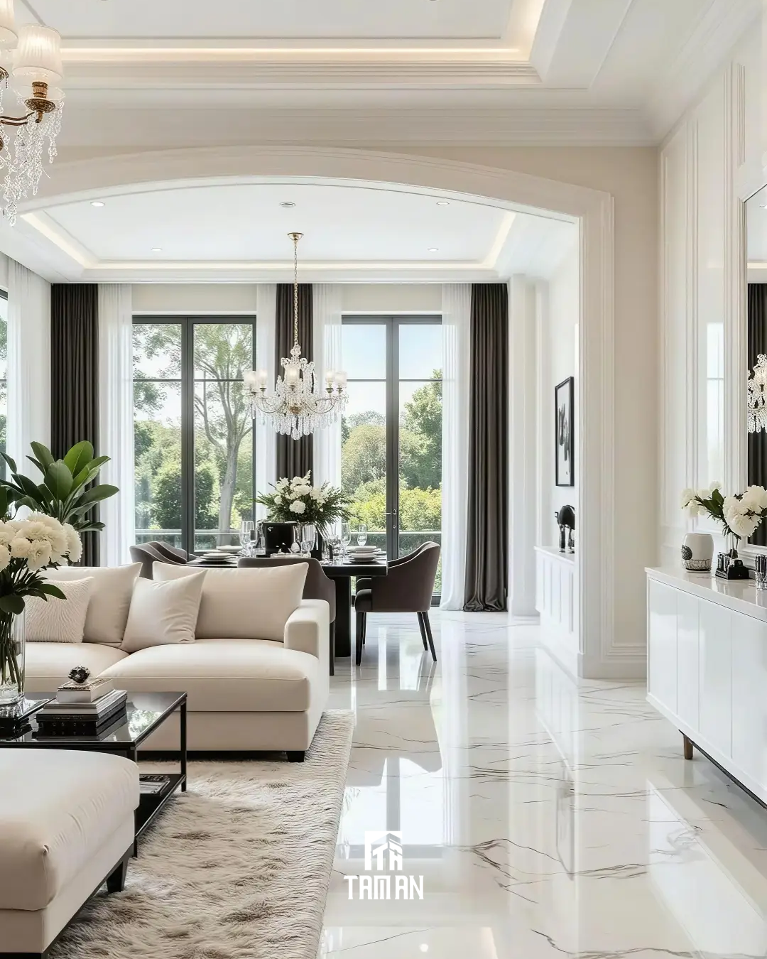 Các món đồ nội thất được kiến trúc sư tại Tâm An tính toán kỹ lưỡng