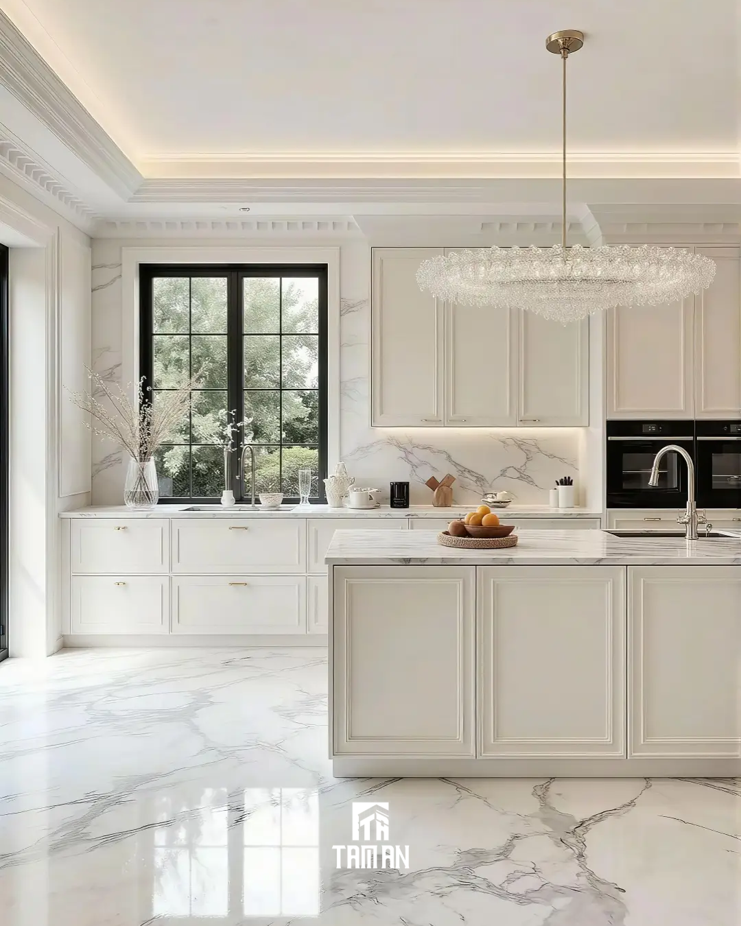 Phòng bếp luôn thông thoáng, sạch sẽ và tiện nghi