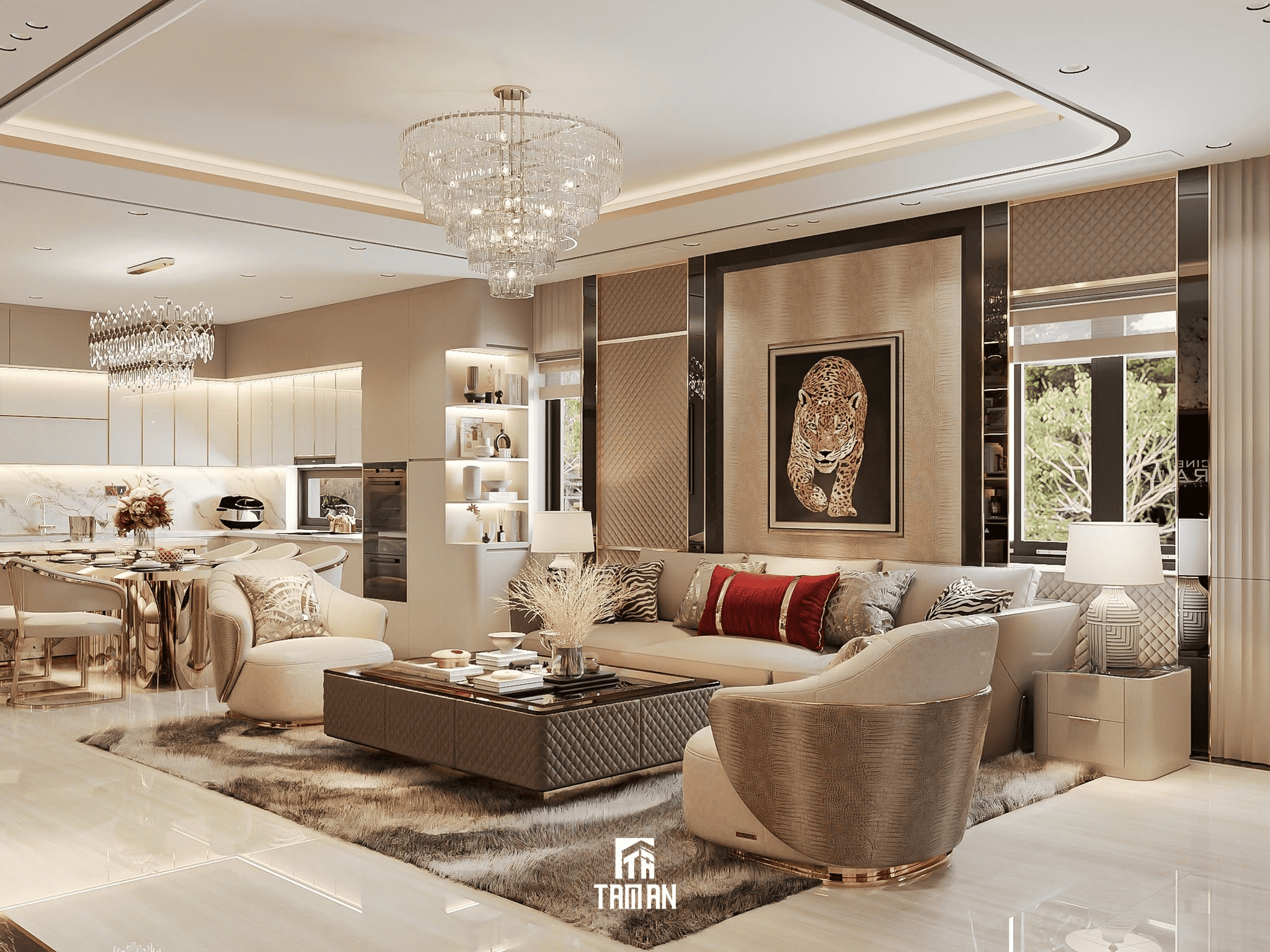 Không Gian Nội Thất Phong Cách Luxury: Đẳng Cấp Và Tinh Tế