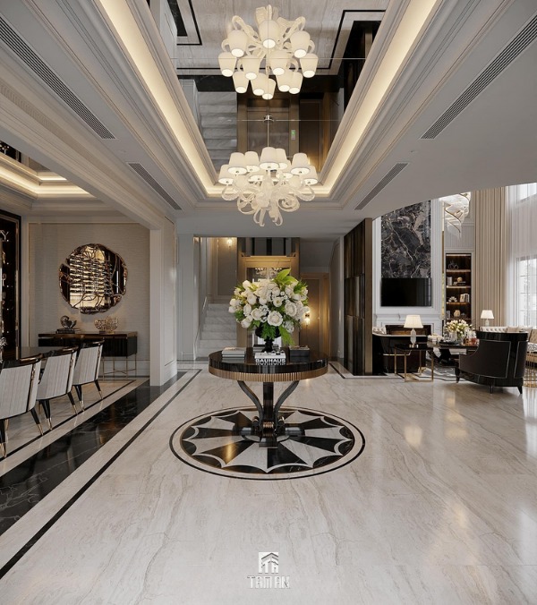 Không gian thông nhau tạo cảm giác rộng thoáng 