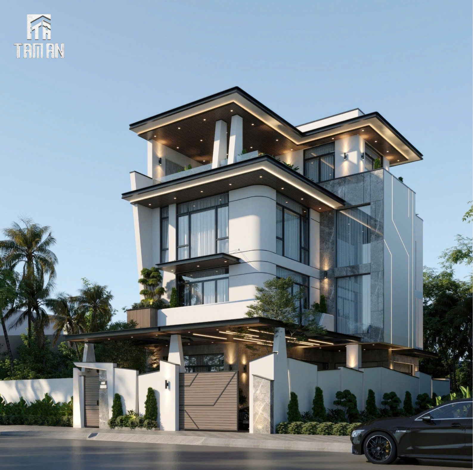 Kiến trúc hiện đại trong thiết kế nhà phố Bắc Ninh