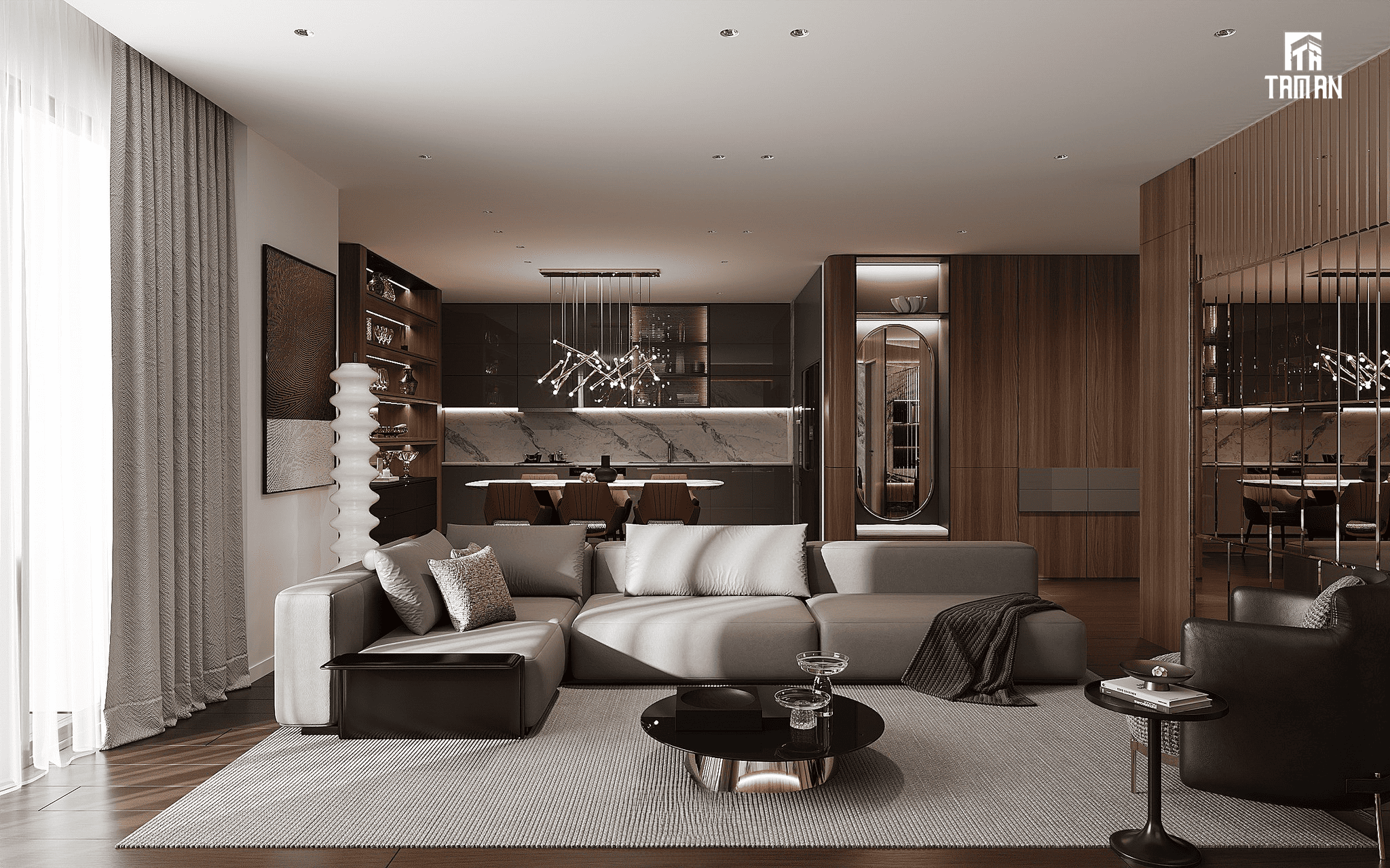 Nội Thất Phong Cách Hiện Đại: Khi Tiện Nghi Giao Thoa Cùng Nghệ Thuật Tối Giản