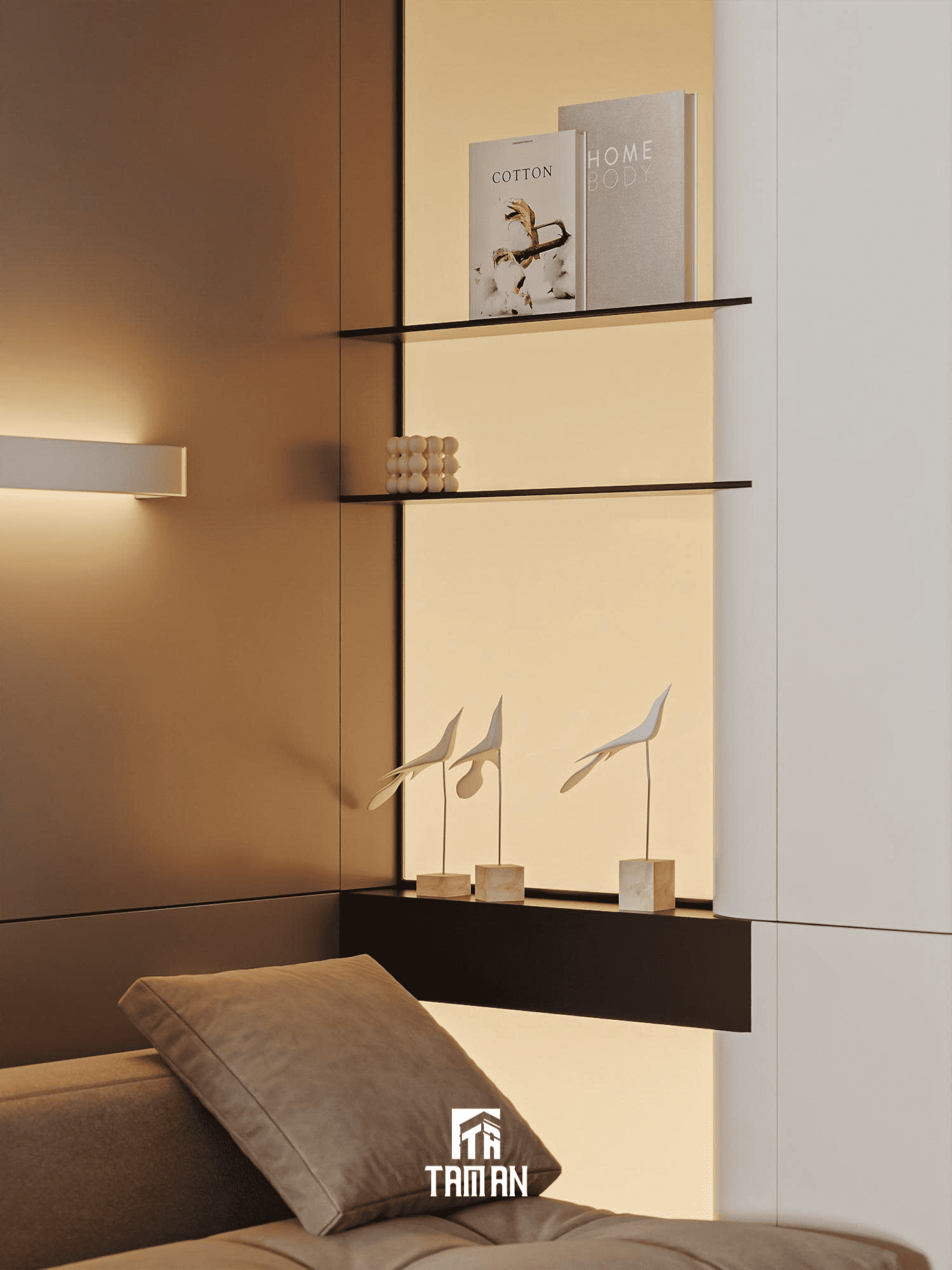 Đồ vật trang trí không phức tạp để giữ lại tính tối giản 