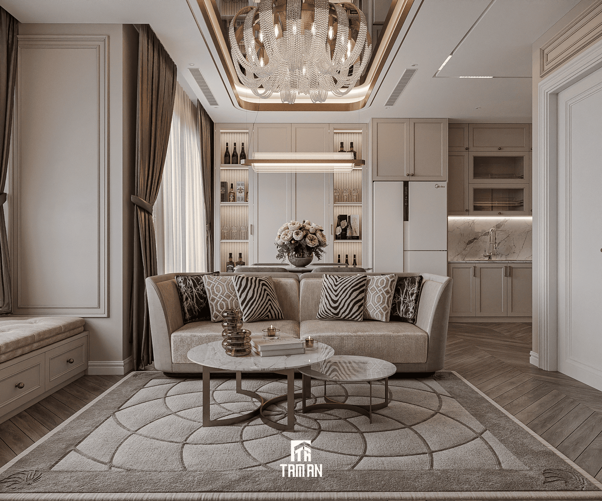 Dấu Ấn Tân Cổ Điển: Sự Cân Bằng Giữa Công Năng Và Thẩm Mỹ